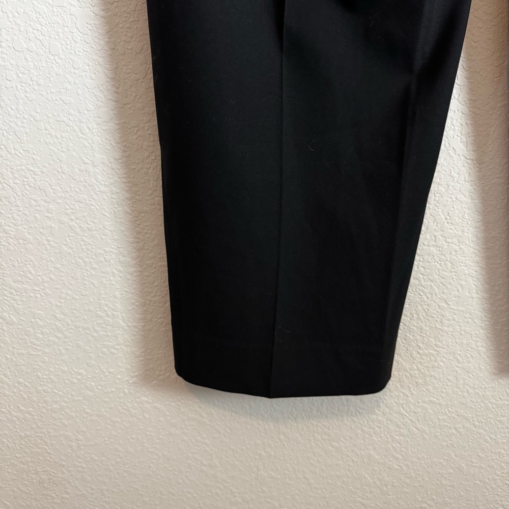 Everlane Women's Black Wool Slouchy Wide Leg Trouser Pants Size 12 - Picture 6 of 8